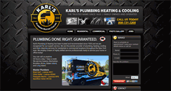 Desktop Screenshot of karlsplumbing.com